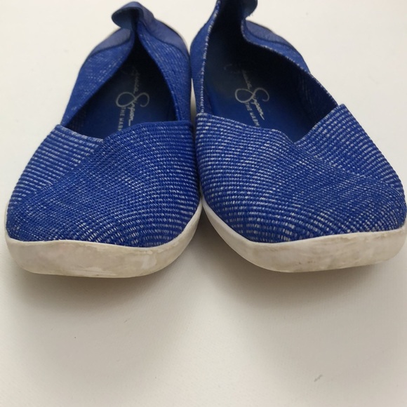 JESSICA SIMPSON Blue Casual Slip-On Shoes, 5.5 - Picture 7 of 9
